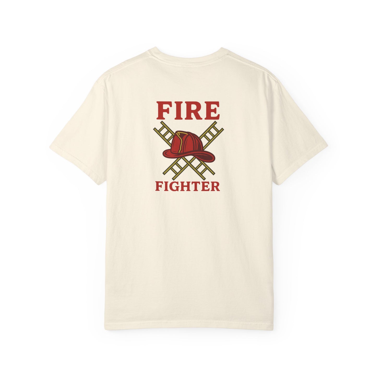Firefighter T-shirt, back/front logo
