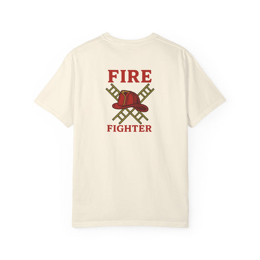 Firefighter T-shirt, back/front logo