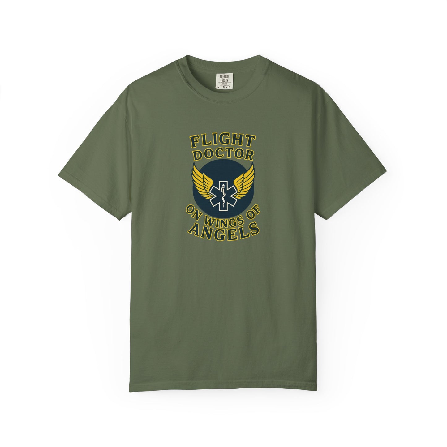Flight Doctor Angel Wings T-shirt, front