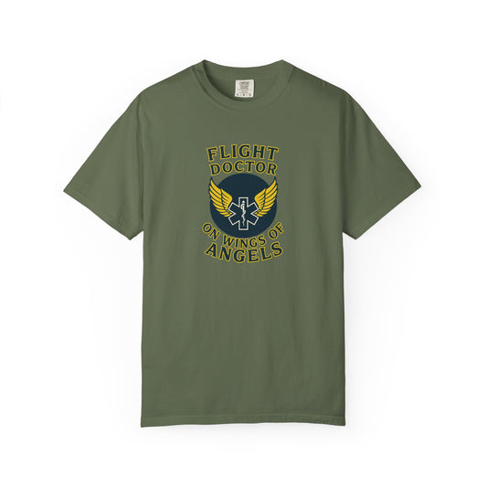 Flight Doctor Angel Wings T-shirt, front