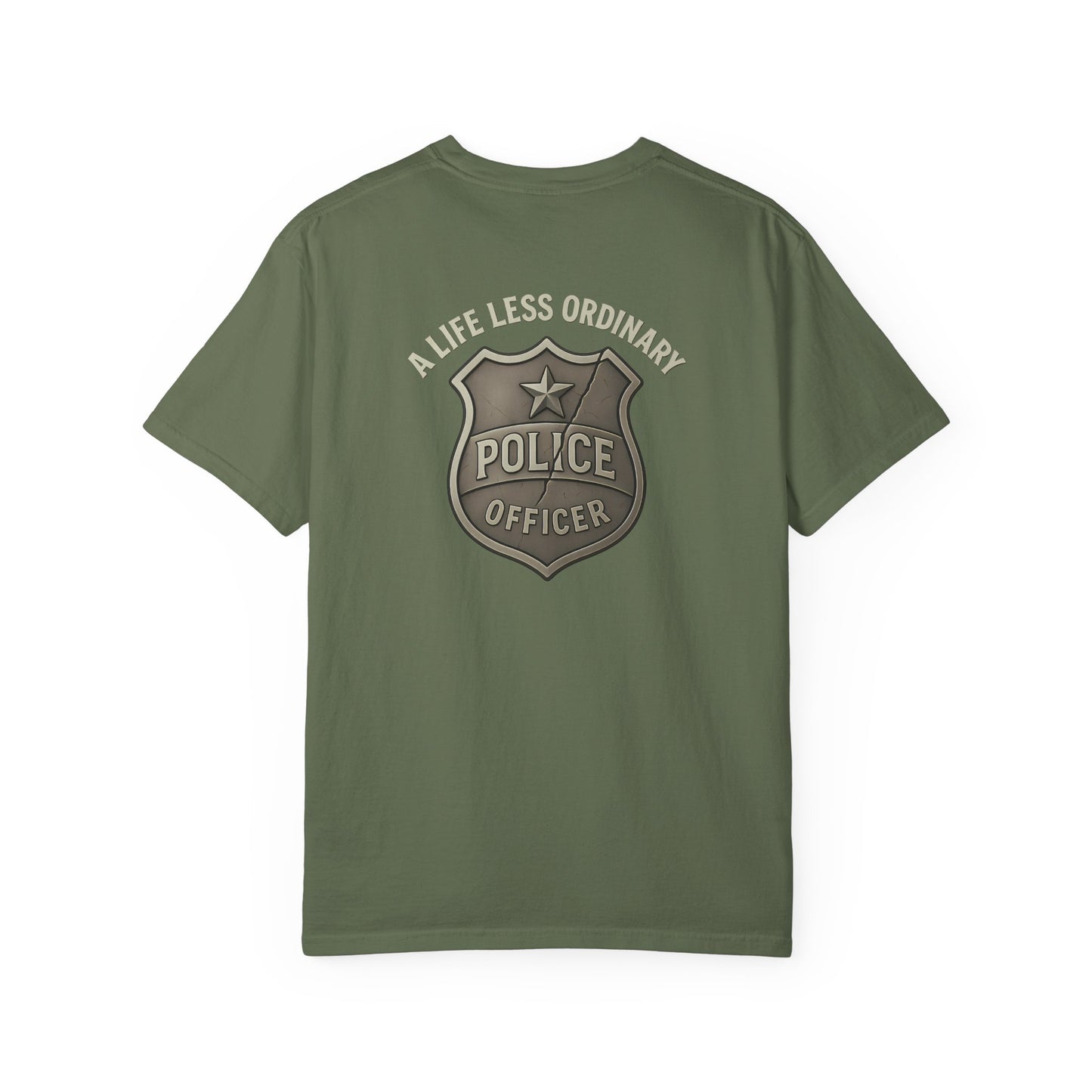 Life Less Ordinary Police T-Shirt, back