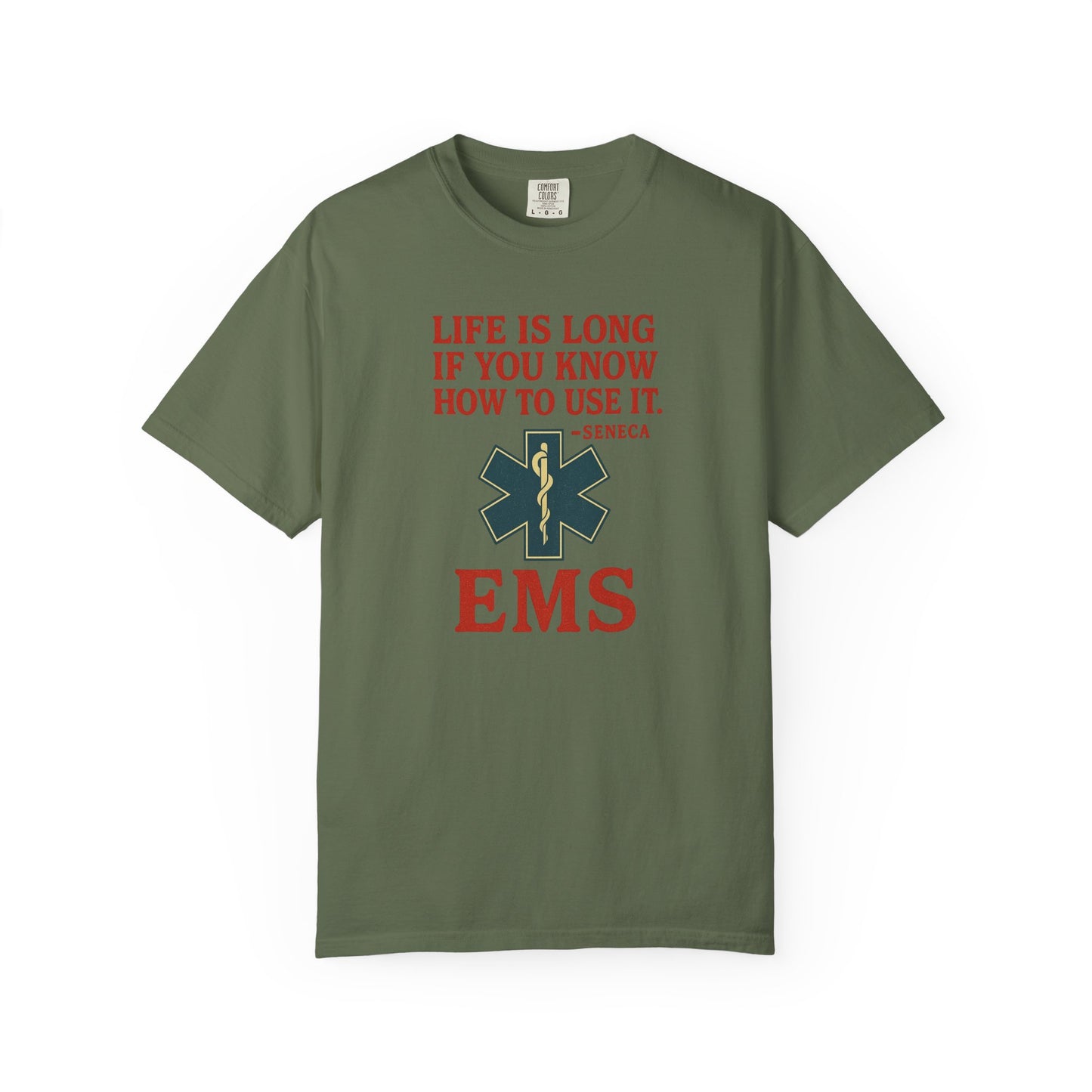 Life is Long T-shirt, front