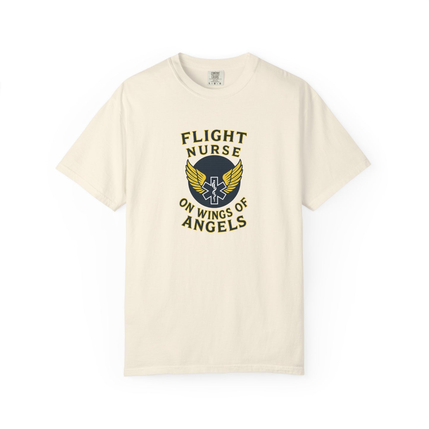 Flight Nurse Angel Wings T-shirt, front