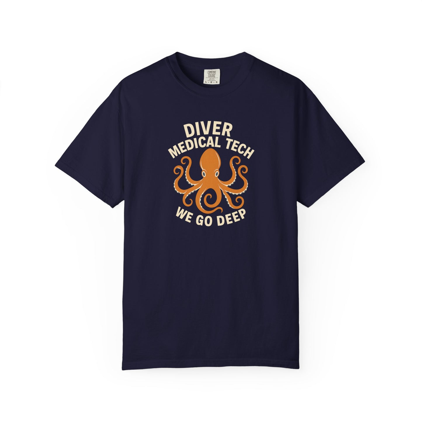 Diver Medical Tech T-shirt (style 1), front