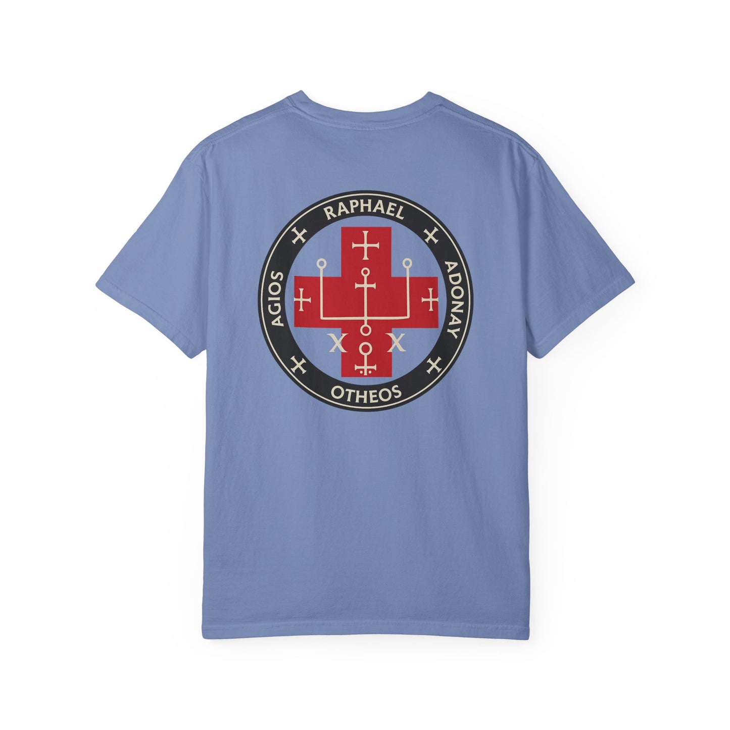 Sigil of St. Raphael Medicine T-shirt, back