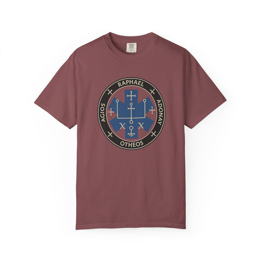 Sigil of St. Raphael EMS T-shirt, front