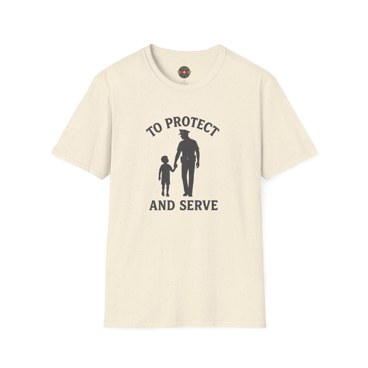 Cop with Kid T-Shirt, front