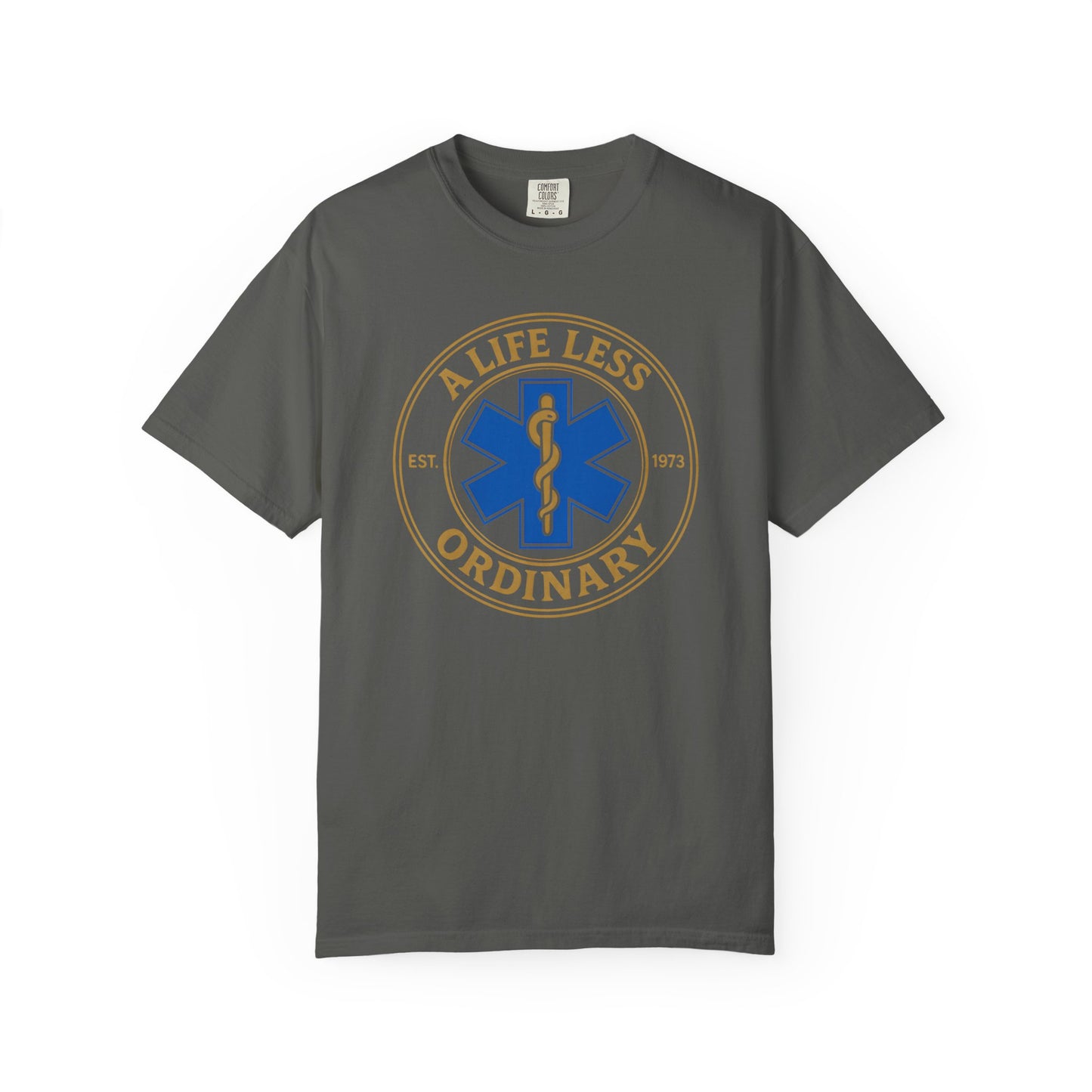 Less Ordinary Est. 1973 T-Shirt, front