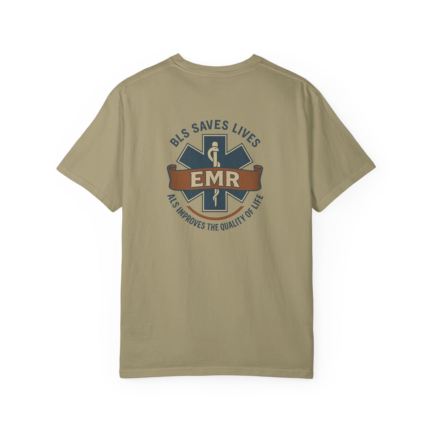 BLS/ALS for EMR T-shirt, back/front logo