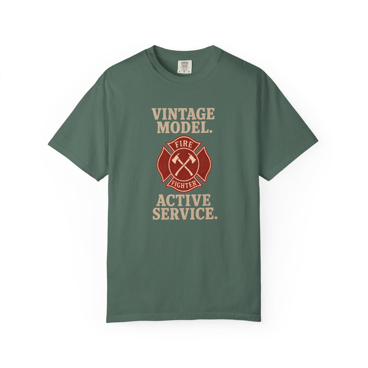 Vintage Model Fire T-shirt, front