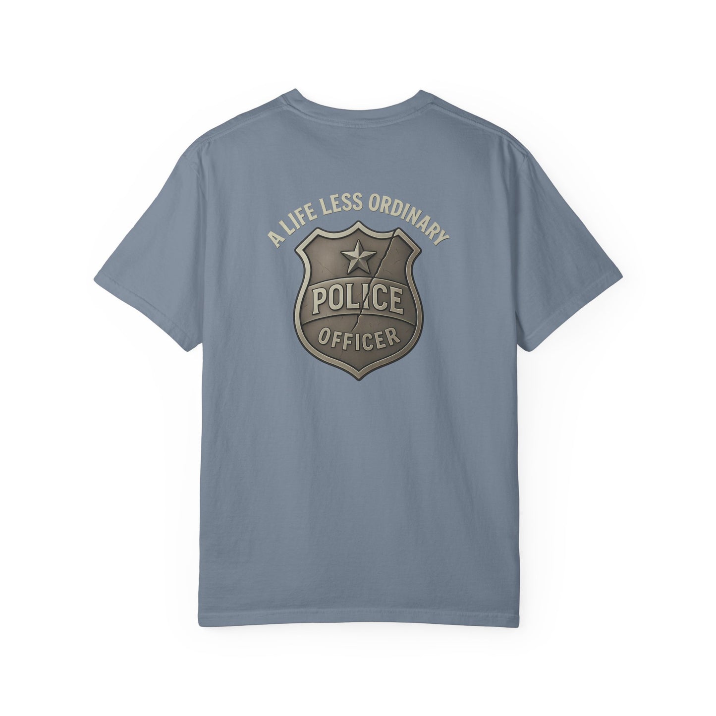 Life Less Ordinary Police T-Shirt, back