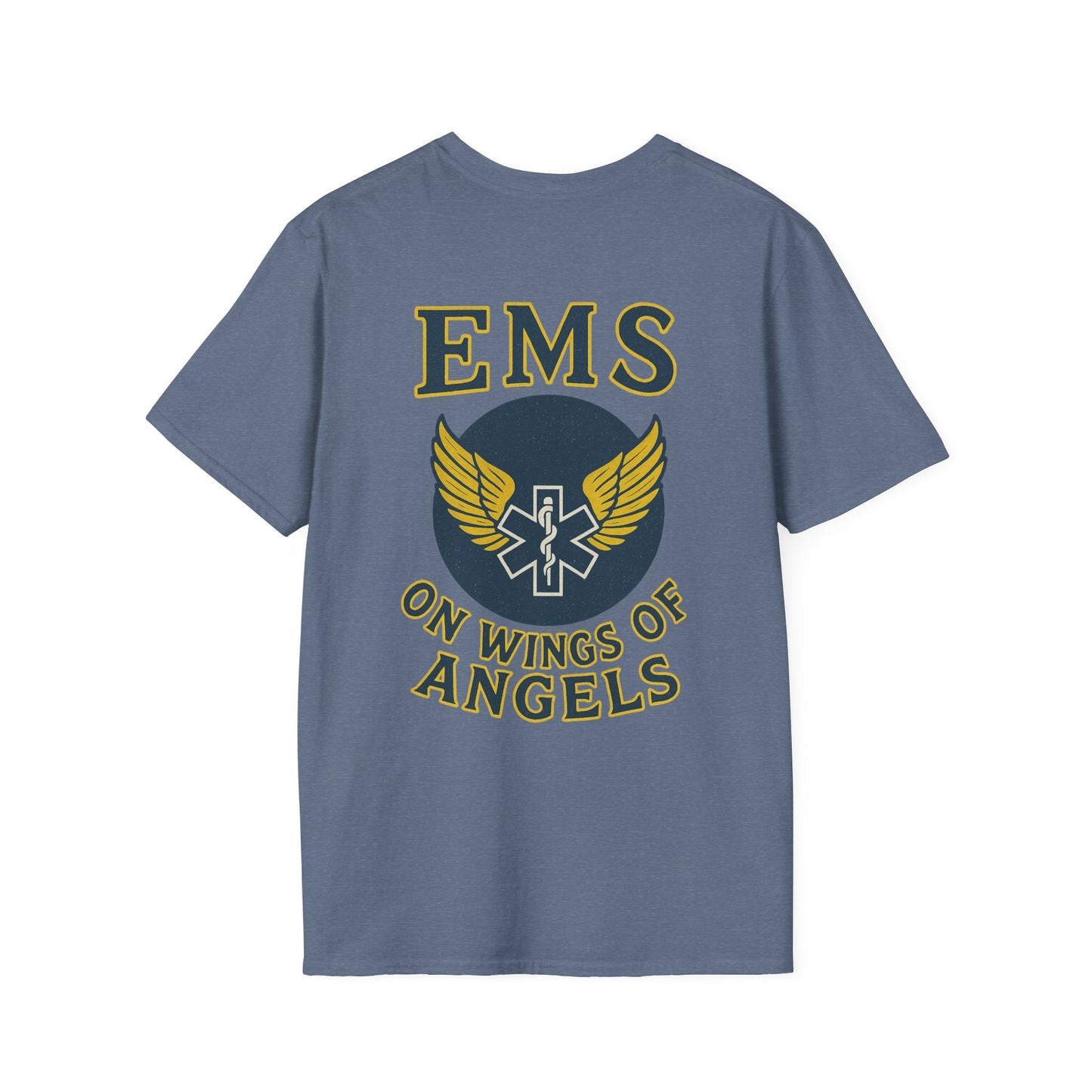 Wings of Angels EMS T-Shirt, back/front logo