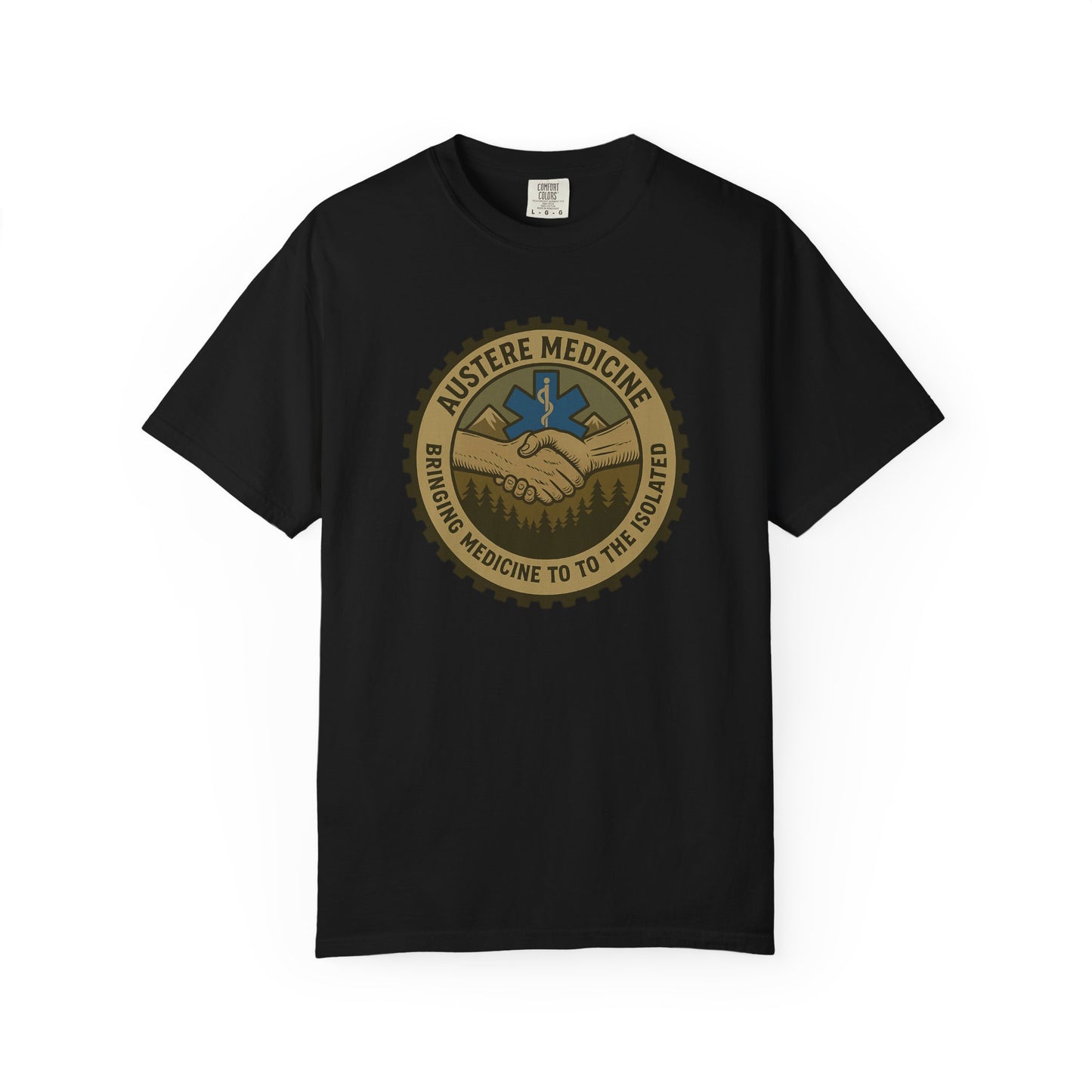Aus Med T-shirt, front