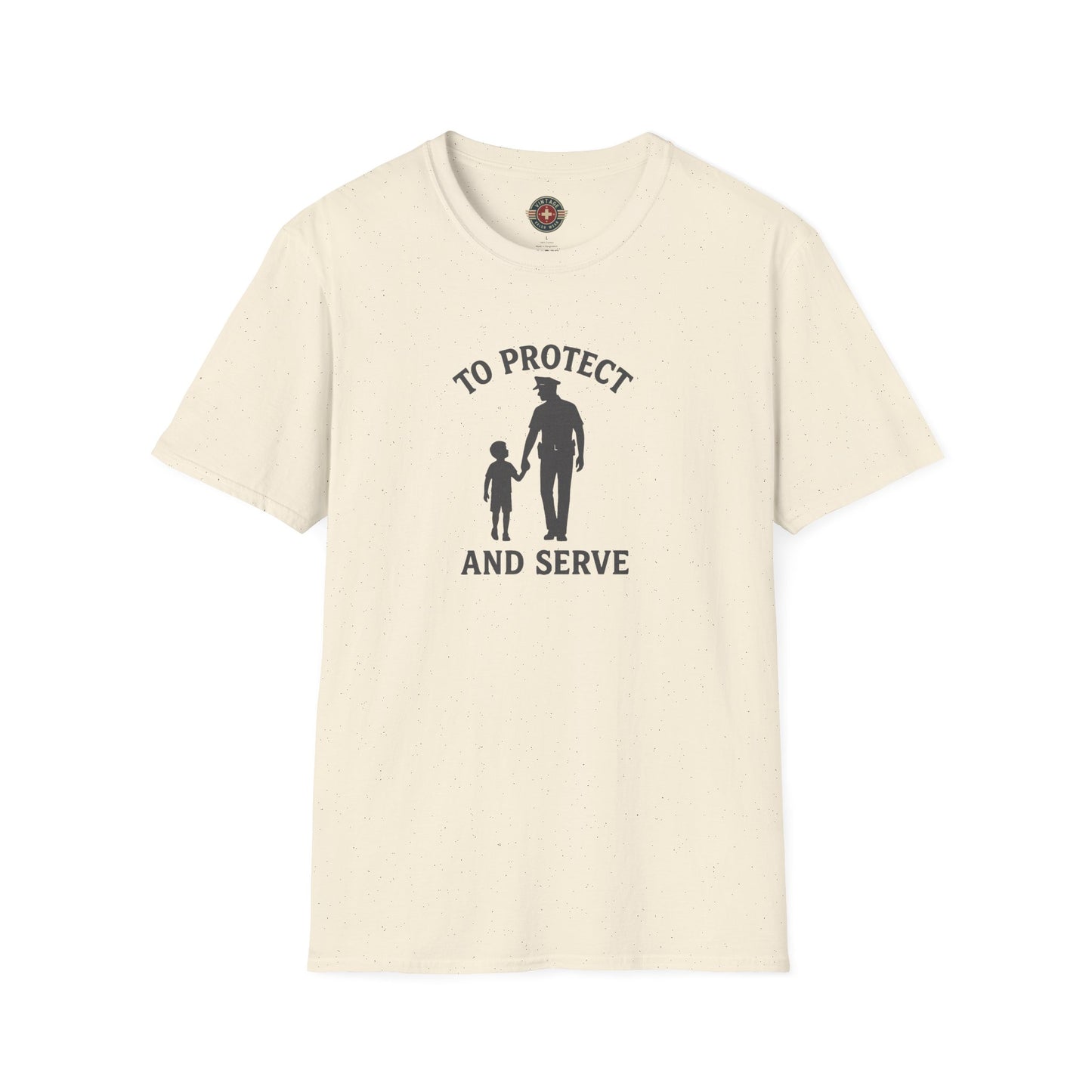 Cop with Kid T-Shirt, front