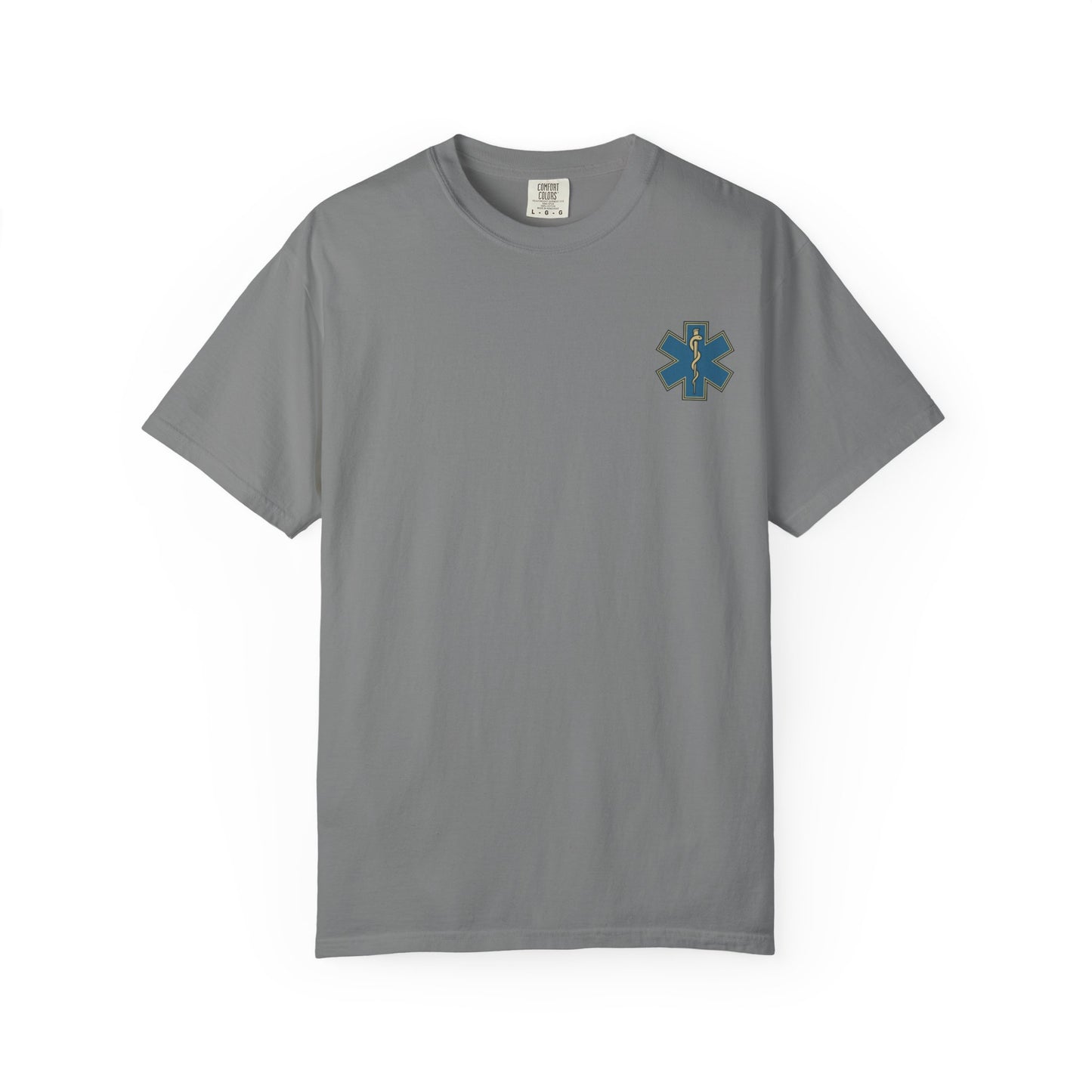 'Til the Job is Done EMS T-shirt, back/front logo