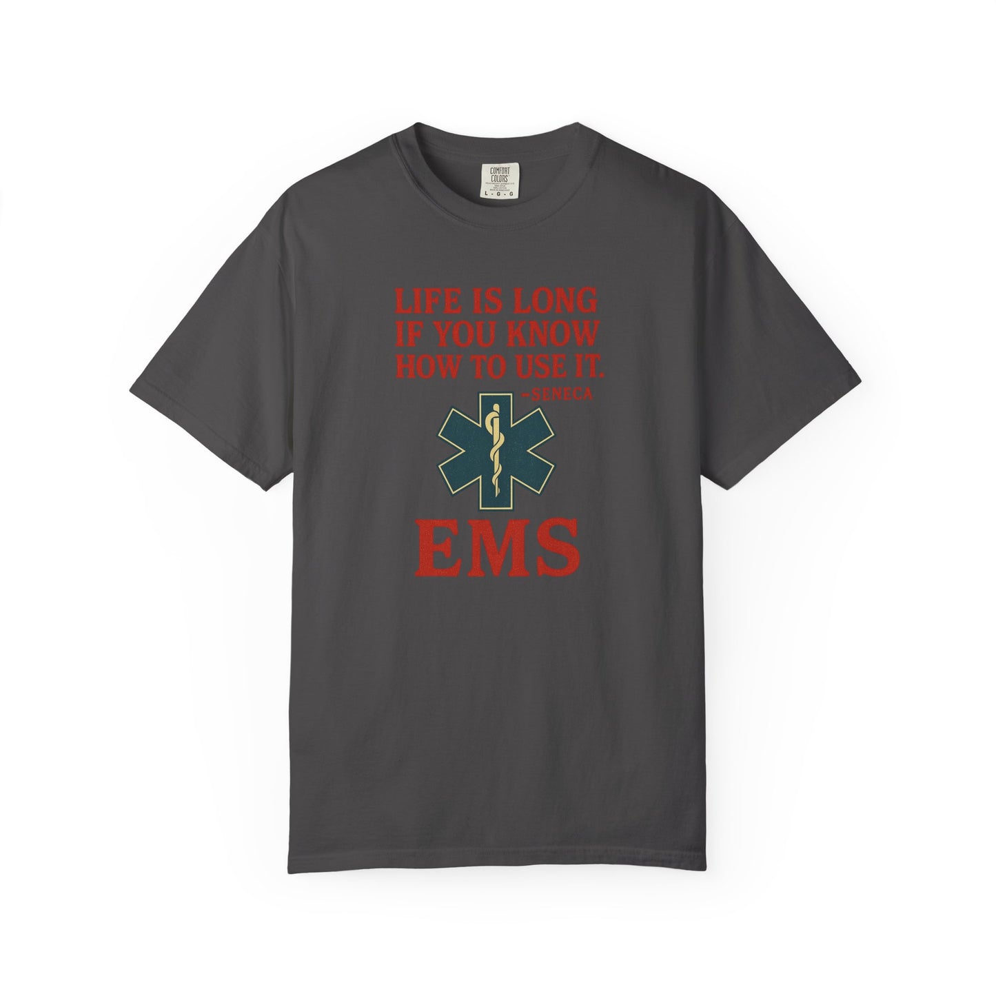 Life is Long T-shirt, front
