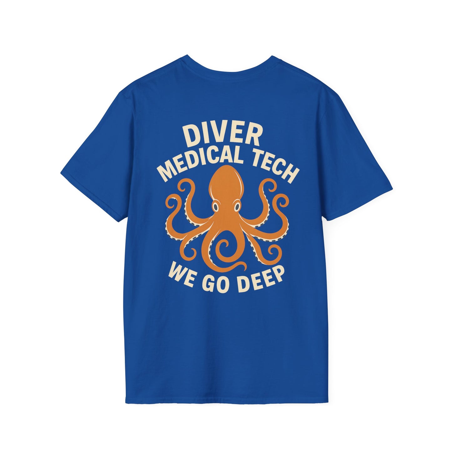 Diver Medical Tech T-Shirt 2, back/front logo