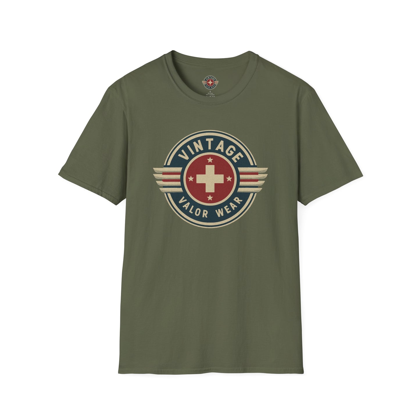 Vintage Valor Wear T-Shirt, front