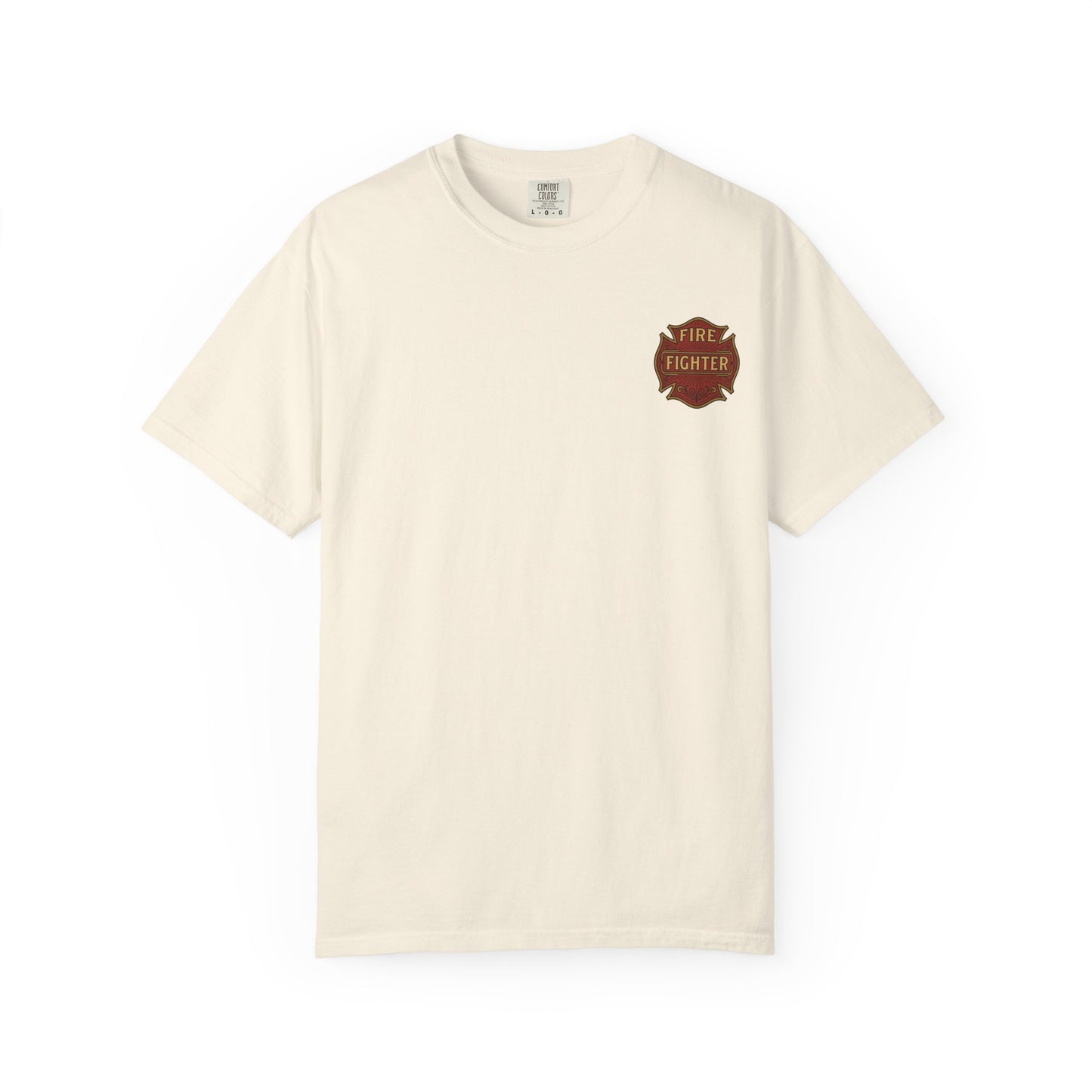'Til the Job is Done Fire T-shirt, back/front logo
