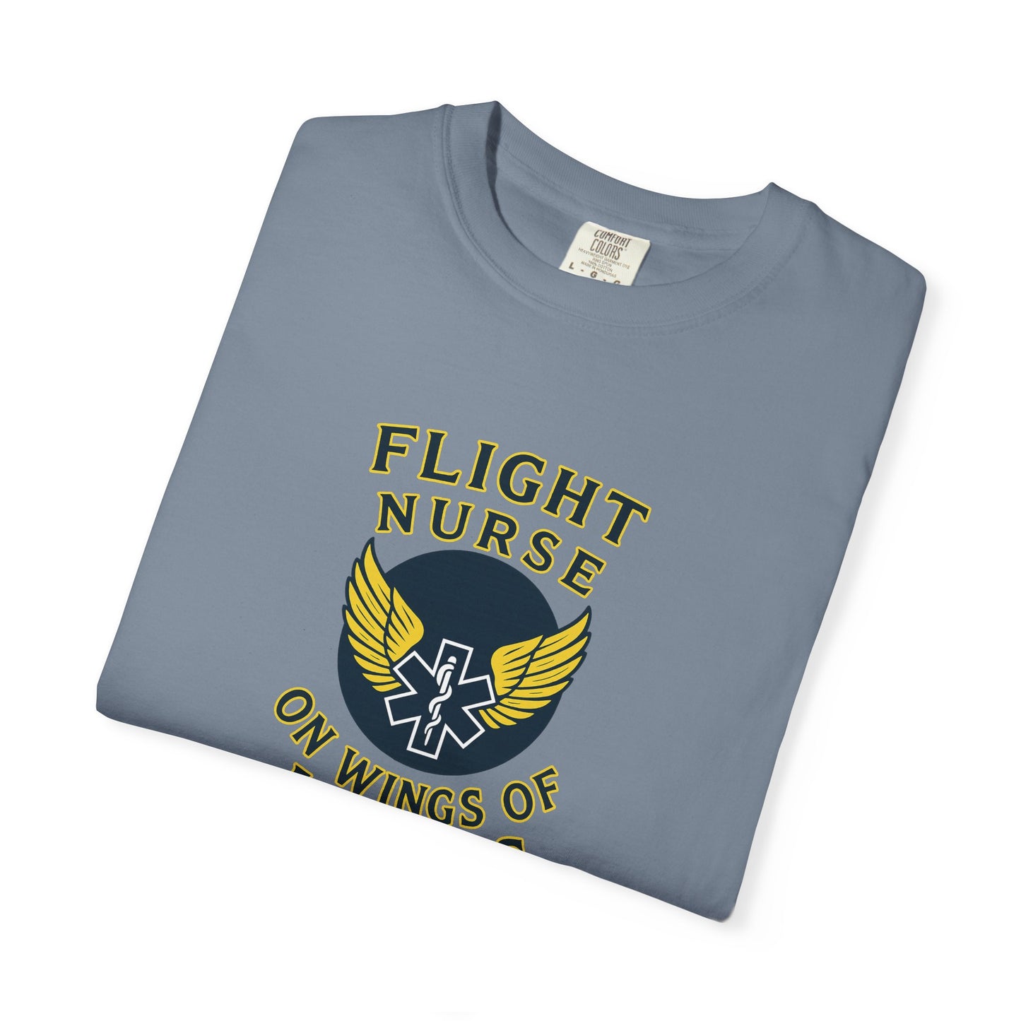 Flight Nurse Angel Wings T-shirt, front