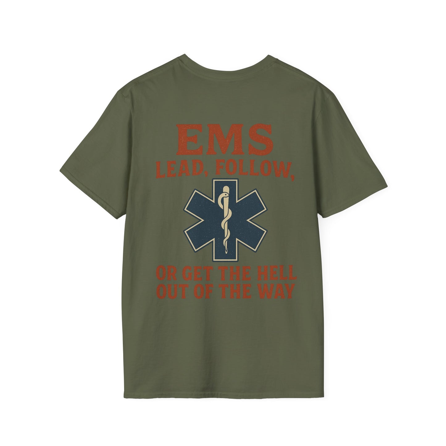 Lead Follow T-Shirt EMS, back/front logo