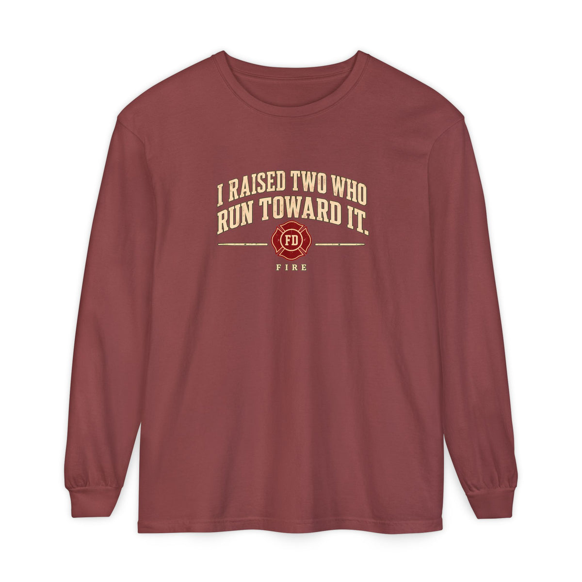 I Raised Two Fire T-Shirt, long sleeve