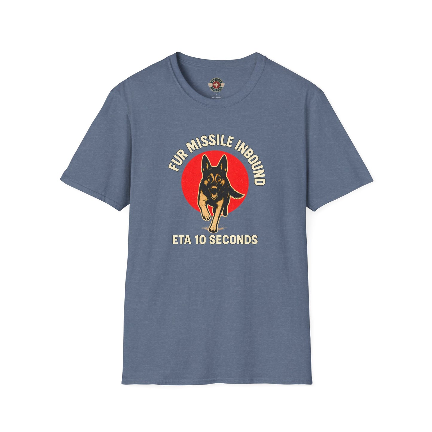 Fur Missle Inbound T-Shirt, front