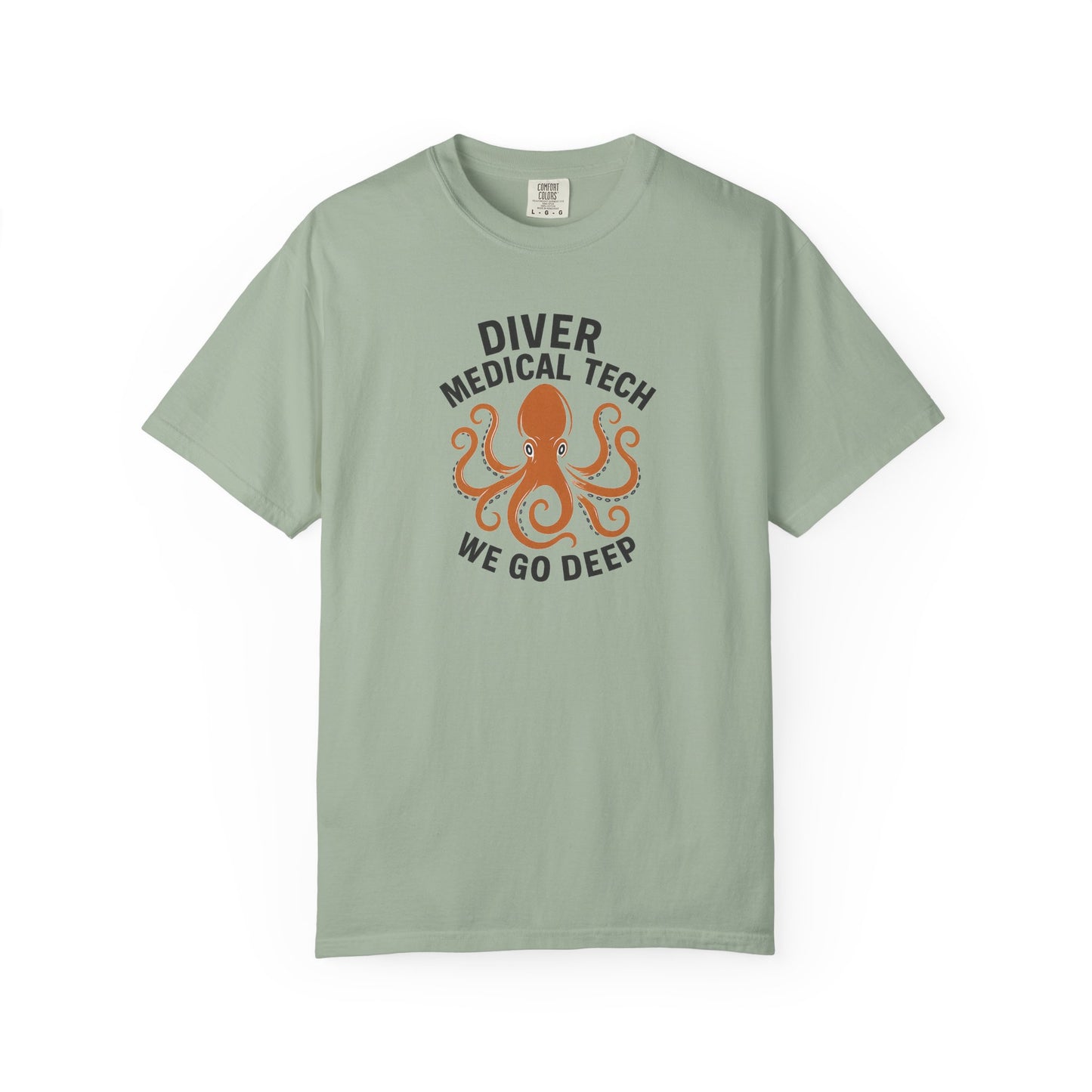 Diver Medical Tech T-shirt (style 2), front