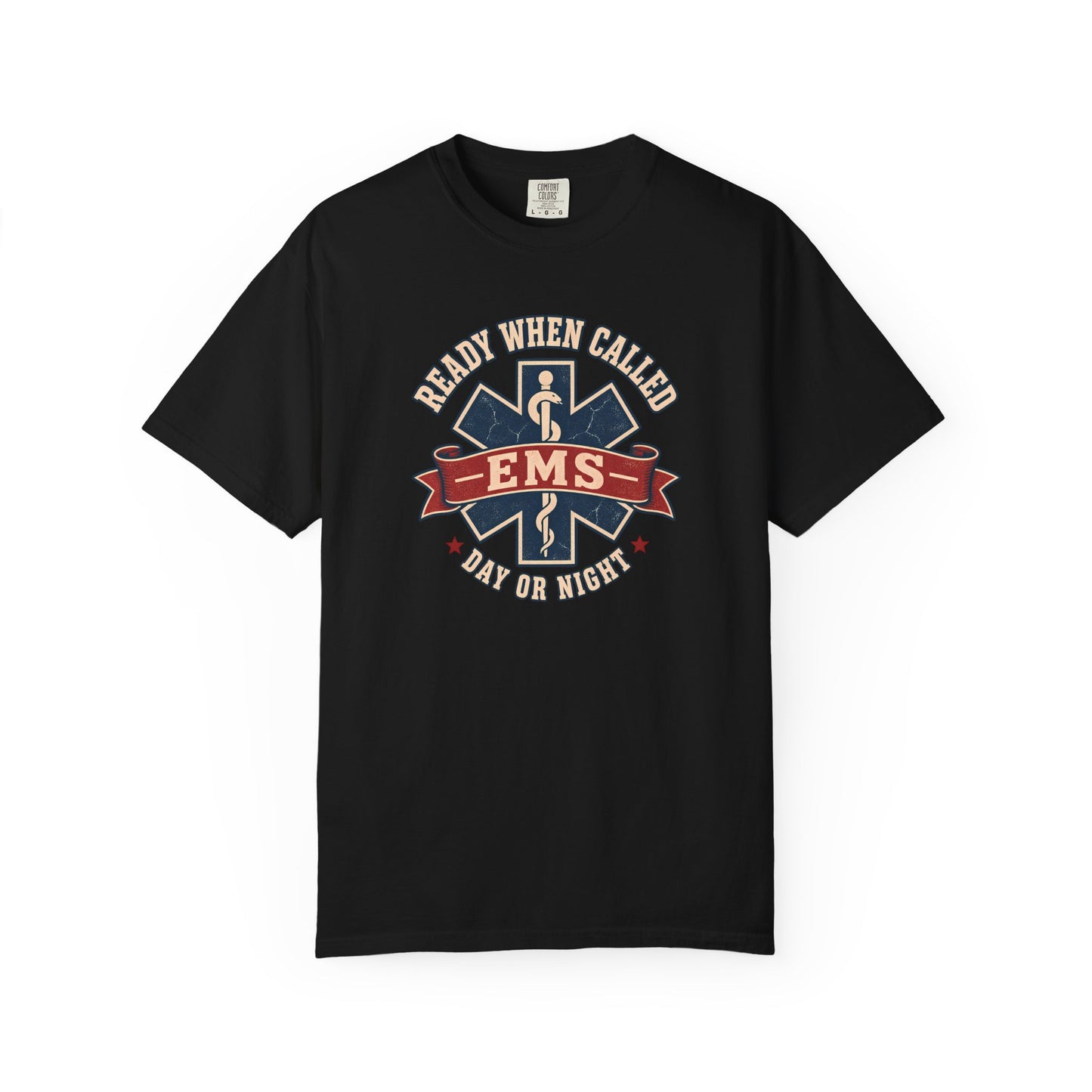 Ready When Called EMS T-shirt, front