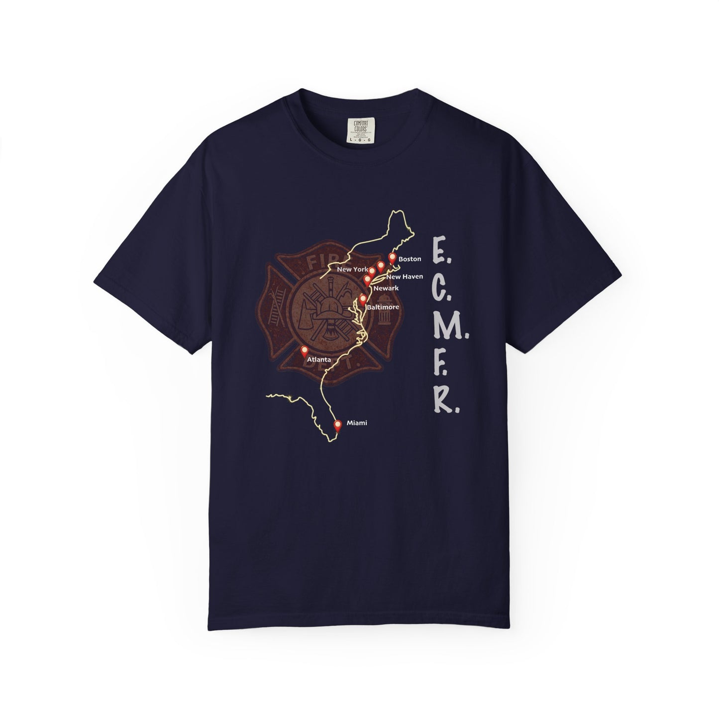 E.C.M.F.R. T-Shirt, front