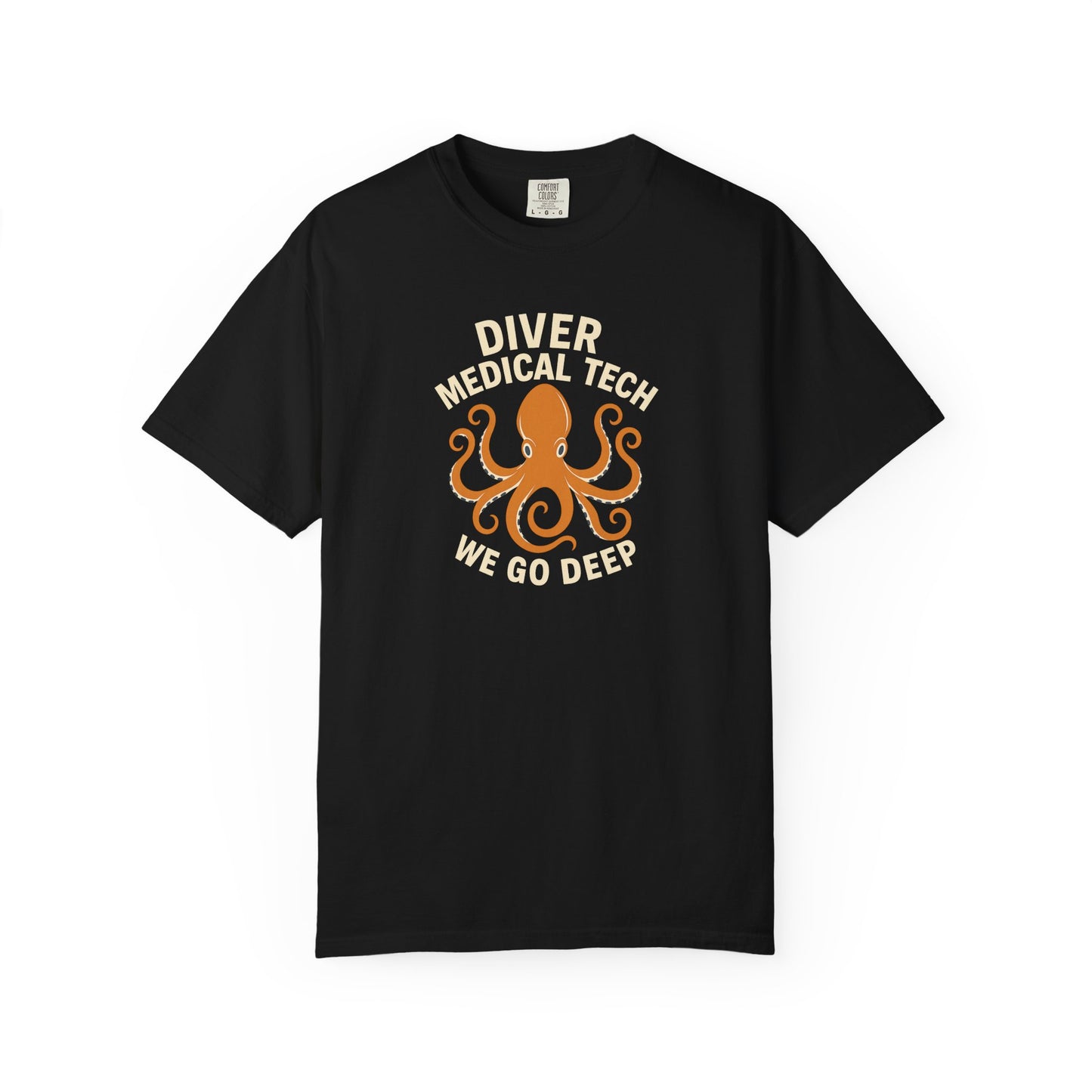Diver Medical Tech T-shirt (style 1), front