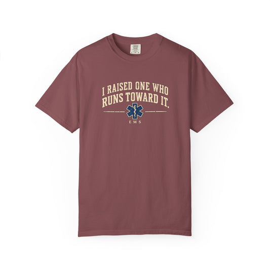 I Raised One EMS T-Shirt, front