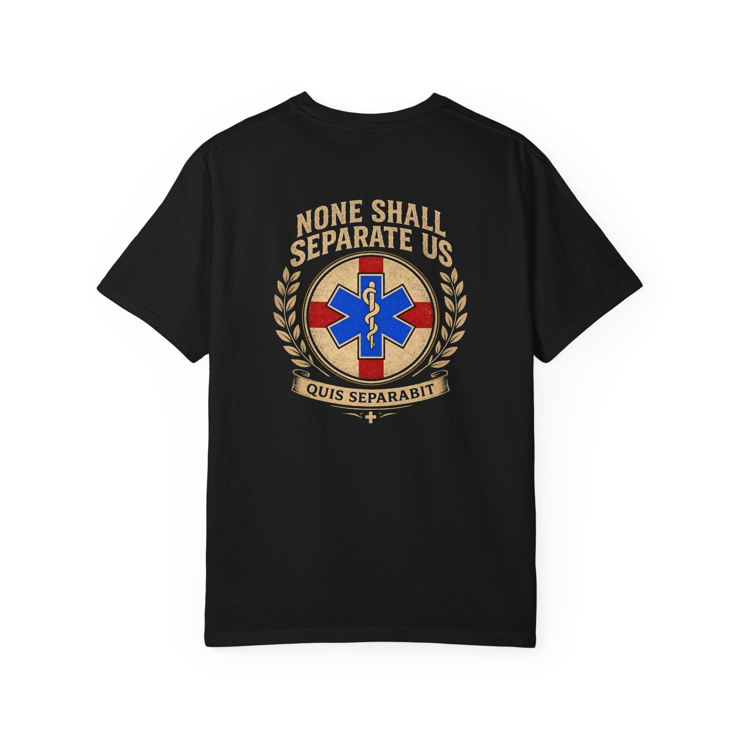None Shall St. George T-Shirt, back/front logo