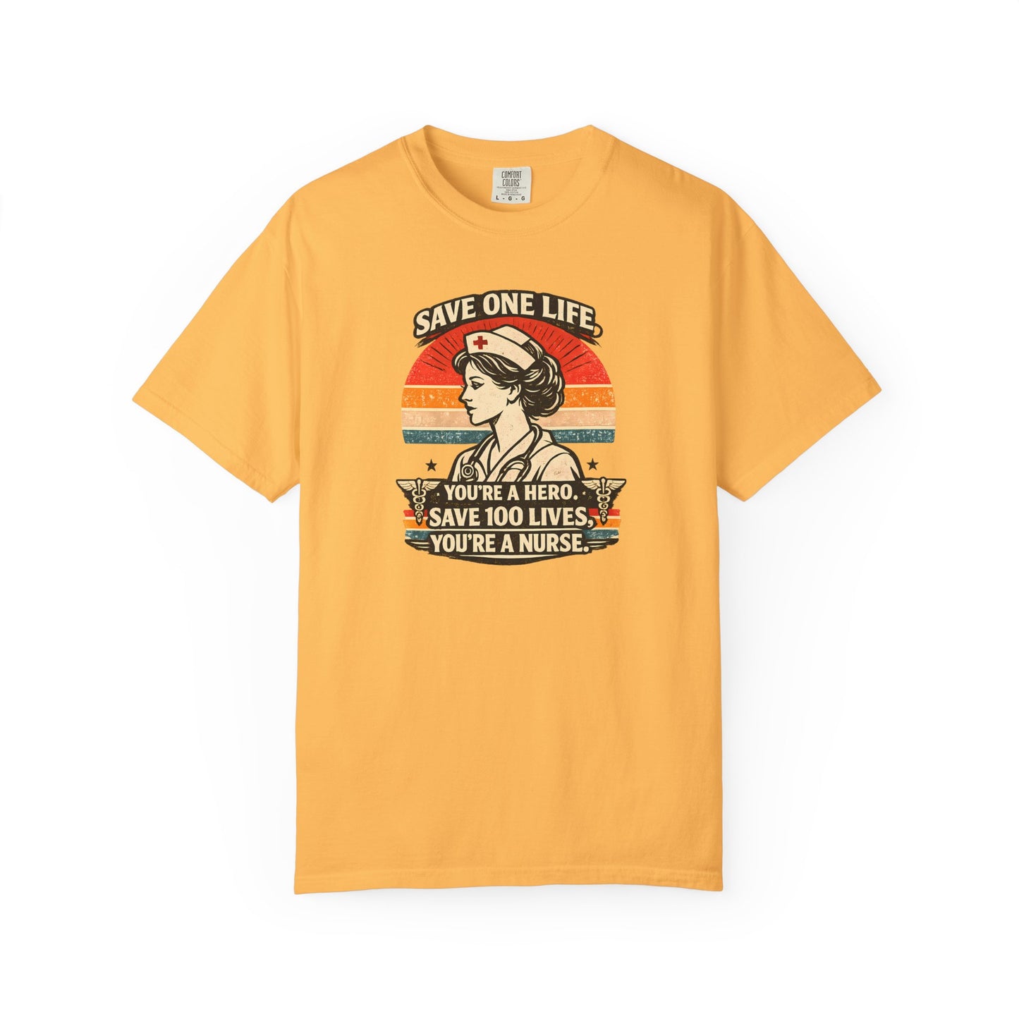 Save 100 Lives T-shirt, front