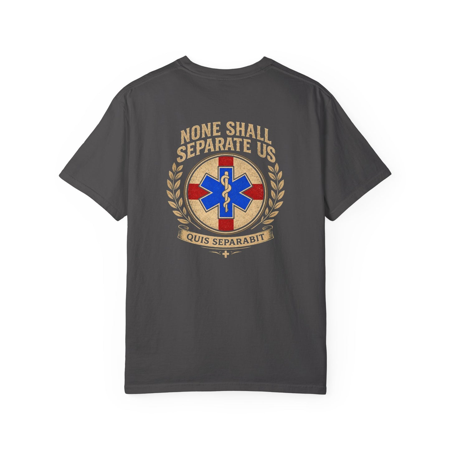 None Shall St. George T-Shirt, back/front logo