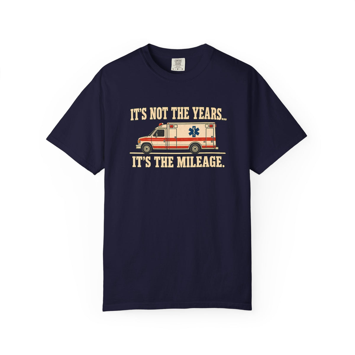 It's the Mileage T-shirt, front