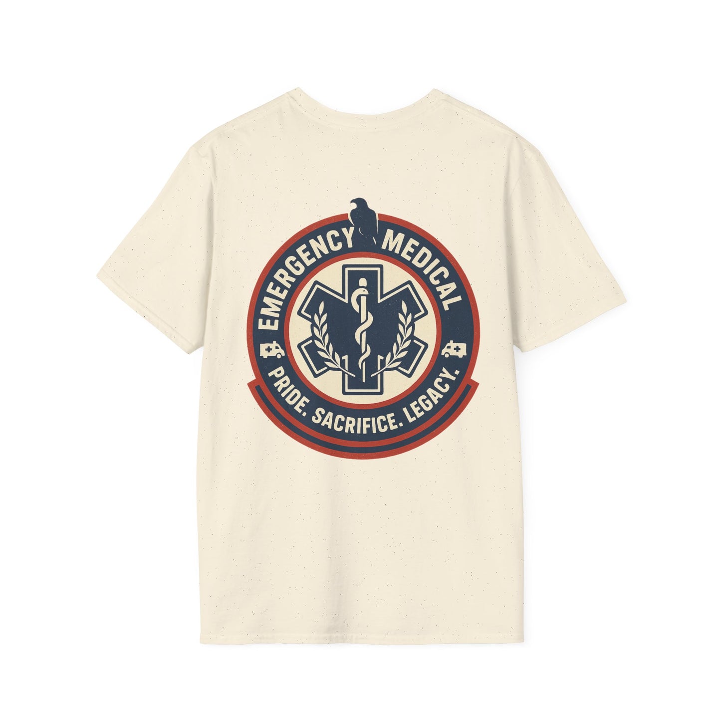 Pride, Sacrifice, Legacy T-Shirt, back/front logo