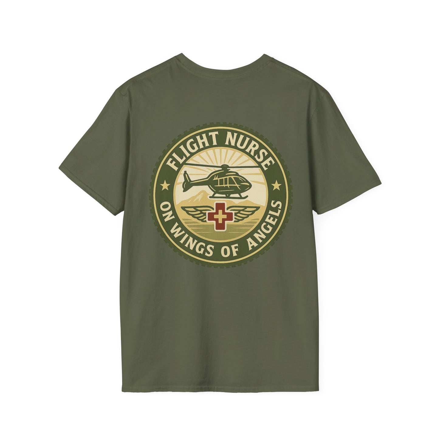 MEDEVAC T-Shirt Flight Nurse, back/front logo