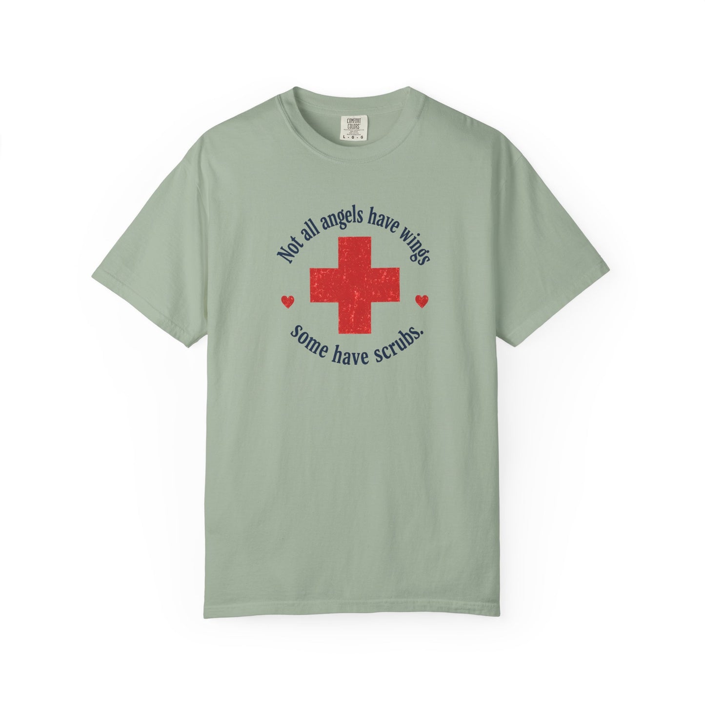 Angel with Scrubs T-shirt, front