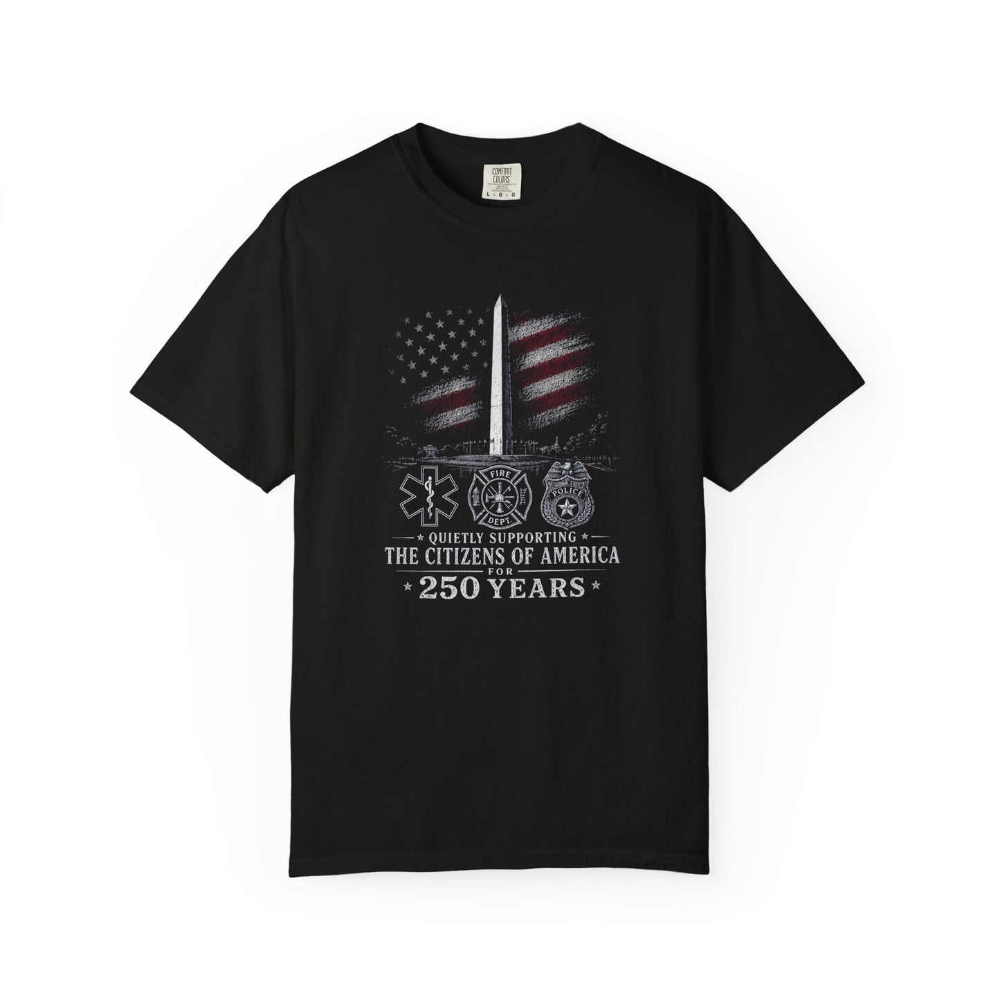 First Responder Foundation T-shirt, front/back