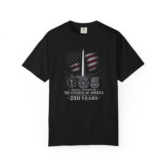 First Responder Foundation T-shirt, front/back