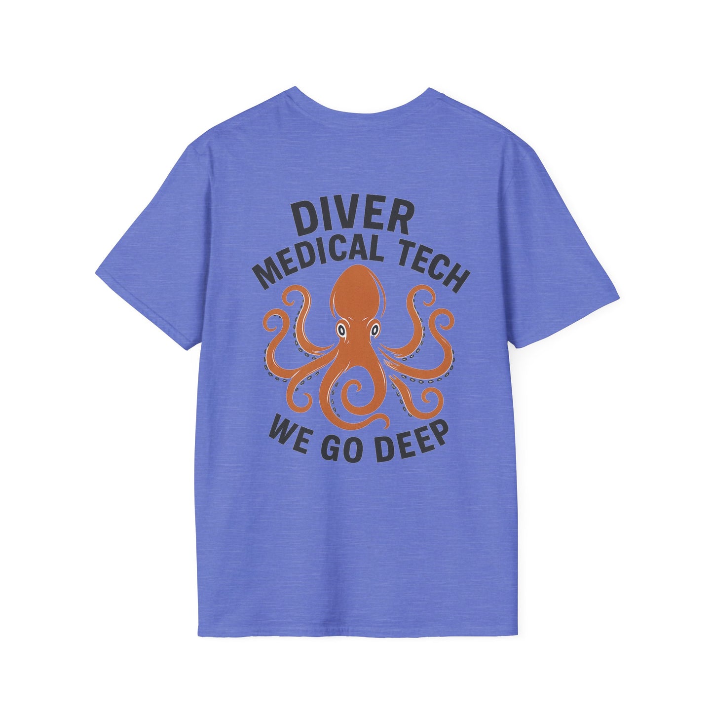 Diver Medical Tech T-Shirt 1, back/front logo