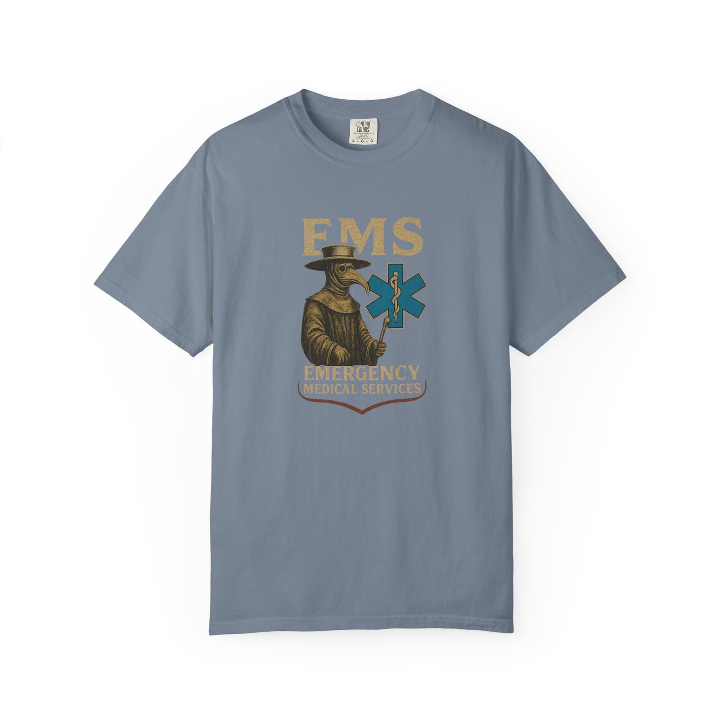 Plague Doctor EMS T-shirt, front