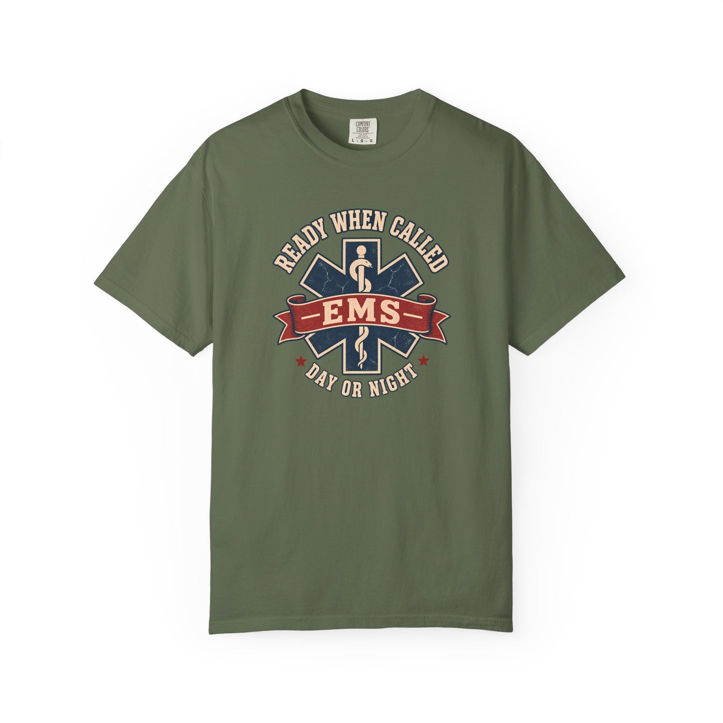 Ready When Called EMS T-shirt, front