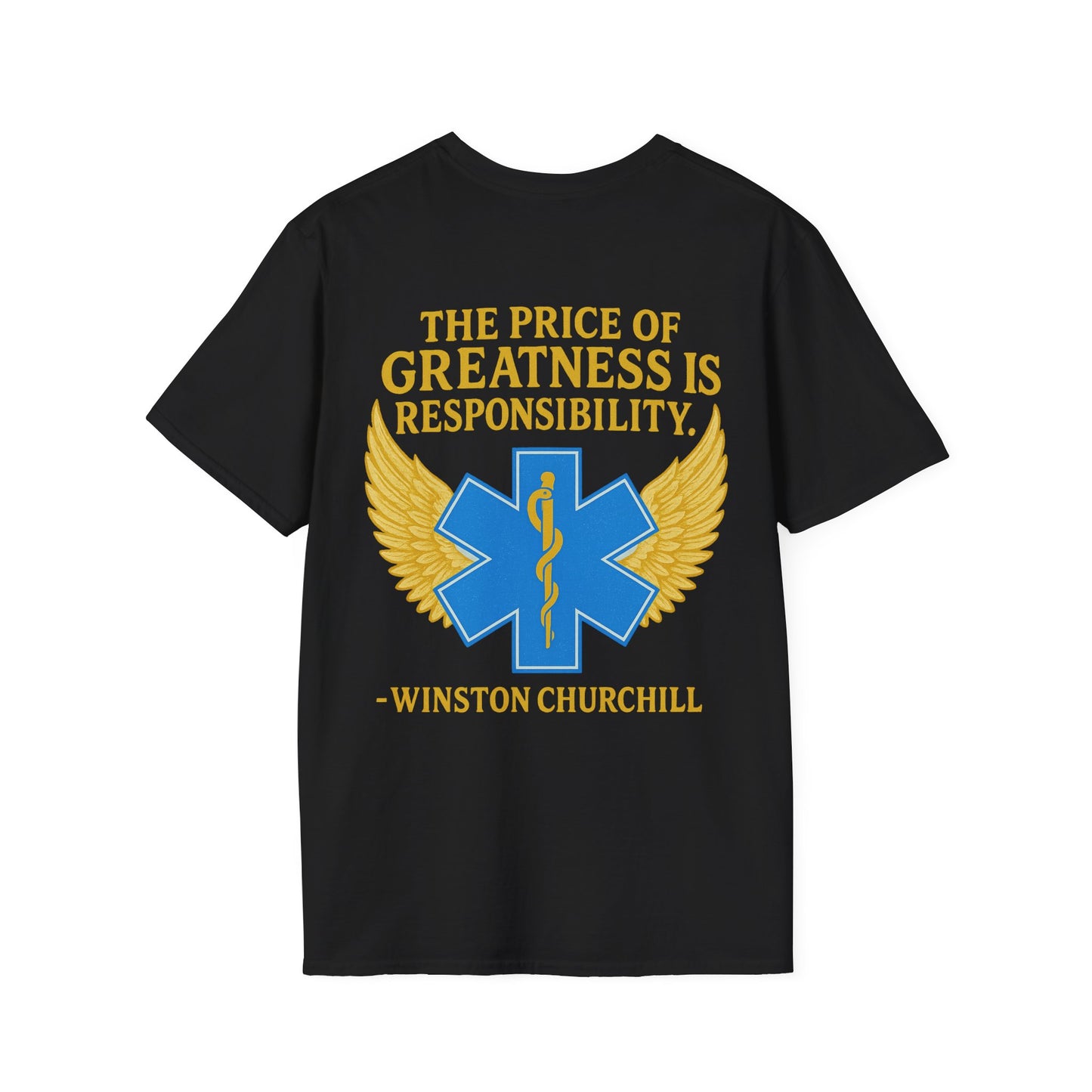Price of Greatness T-Shirt, back/front logo