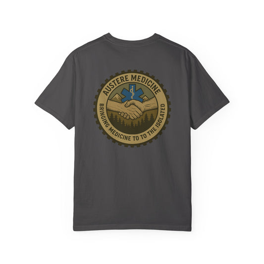Aus Med T-shirt, back/front logo