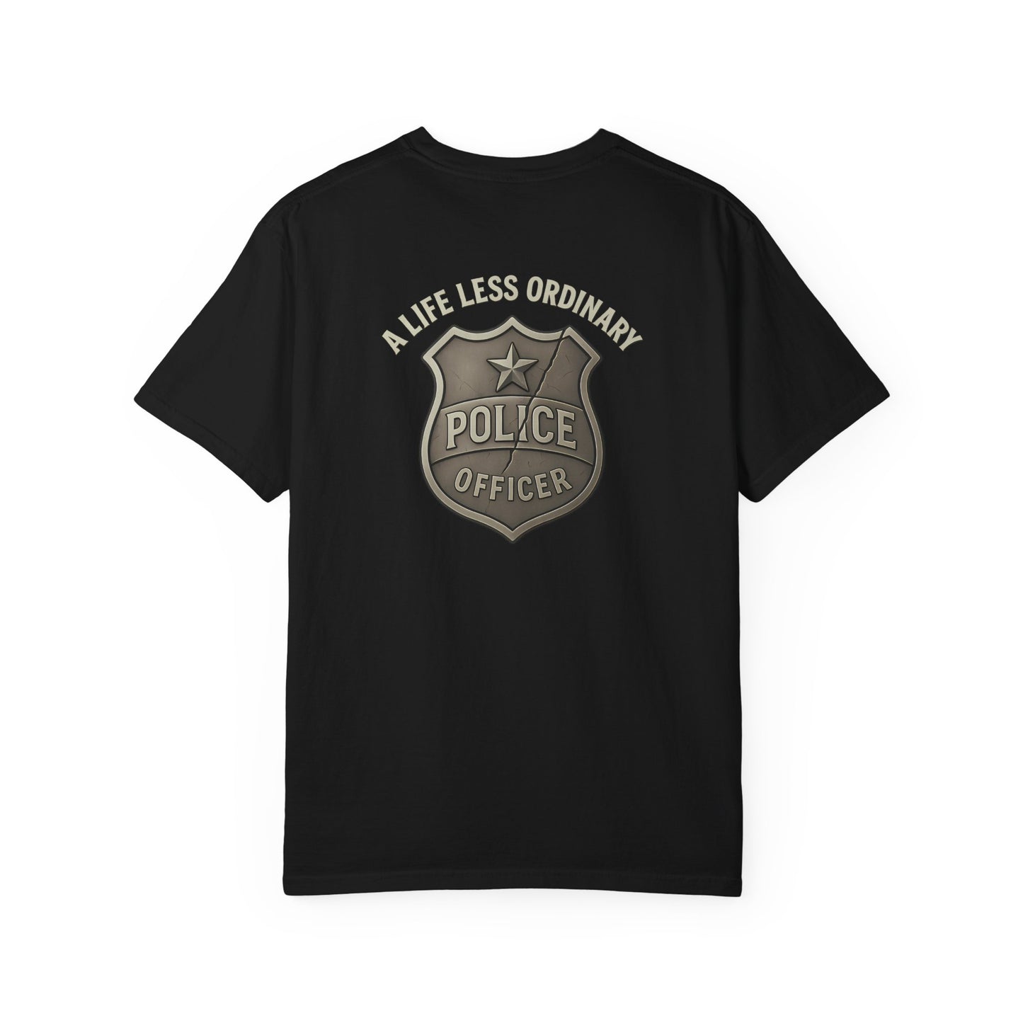 Life Less Ordinary Police T-Shirt, back