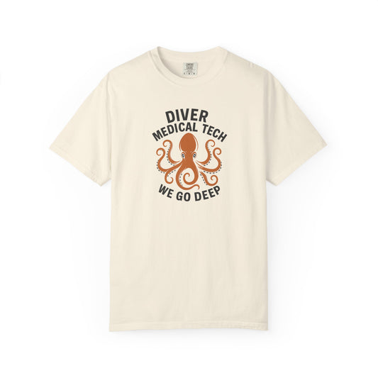 Diver Medical Tech T-shirt (style 2), front