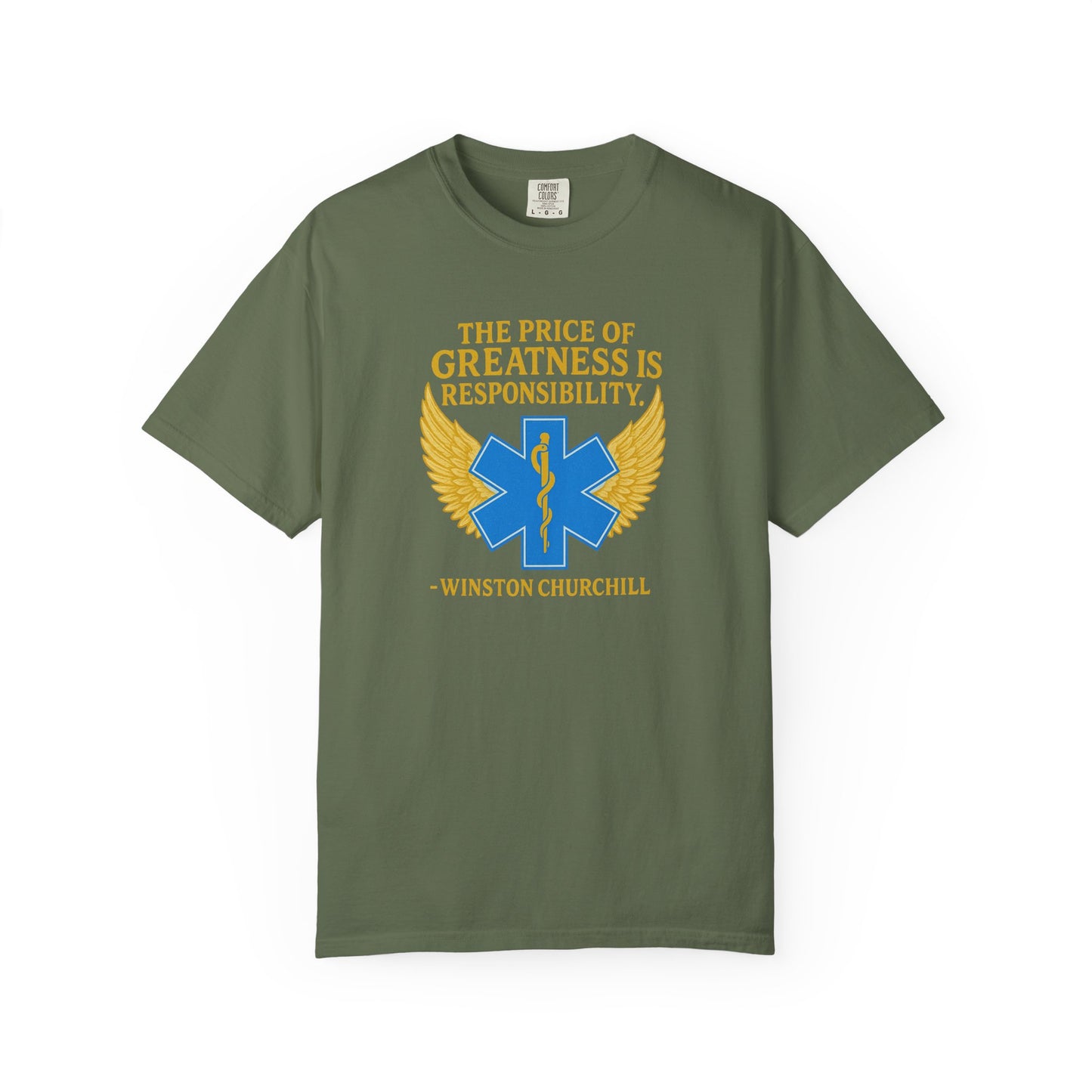 Price of Greatness T-shirt, front