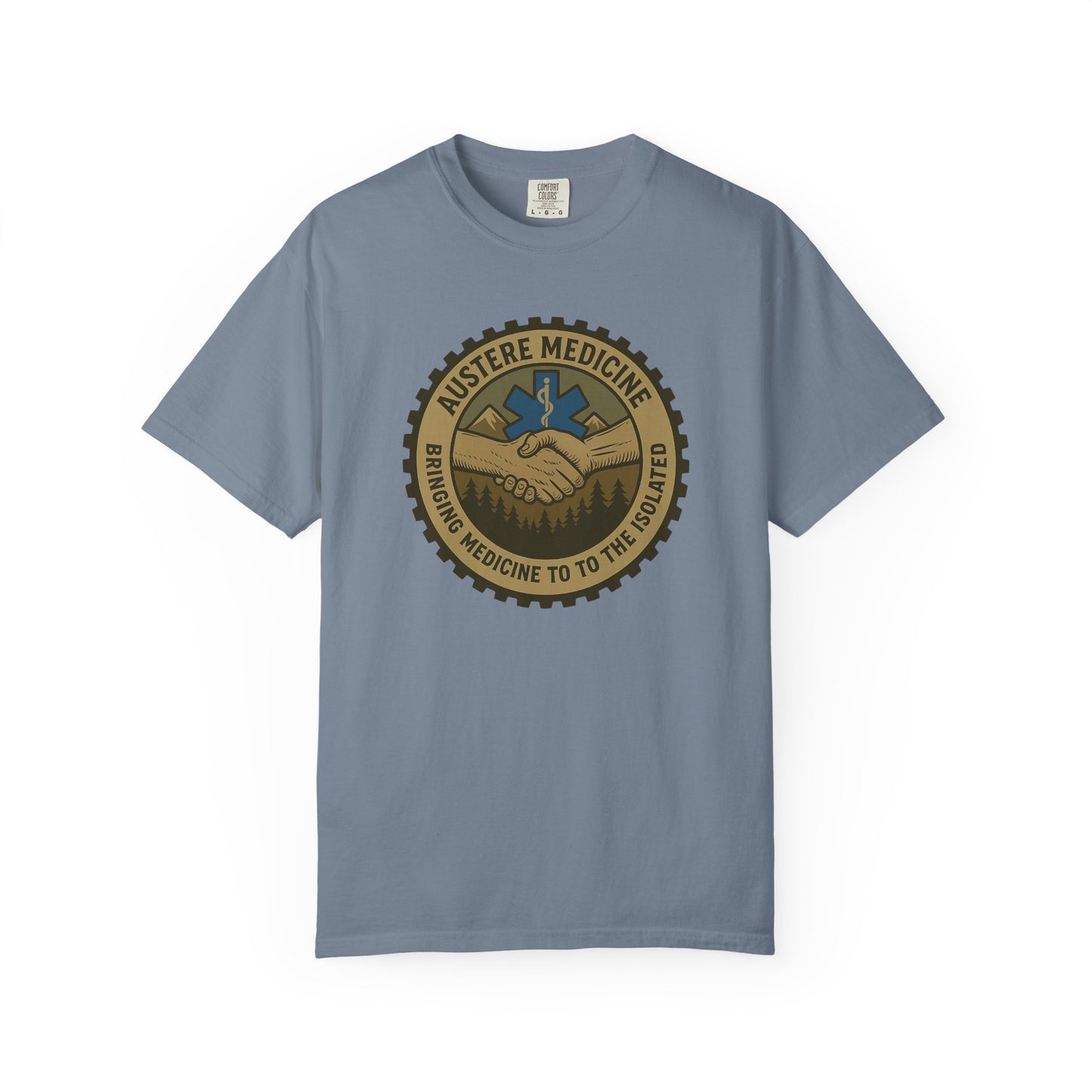 Aus Med T-shirt, front